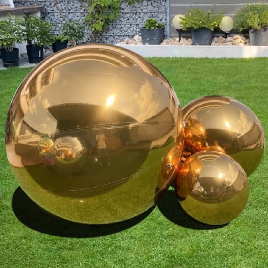 Disco Ball Mirror - 19.6in Inflatable Mirror Ball, Big Shiny