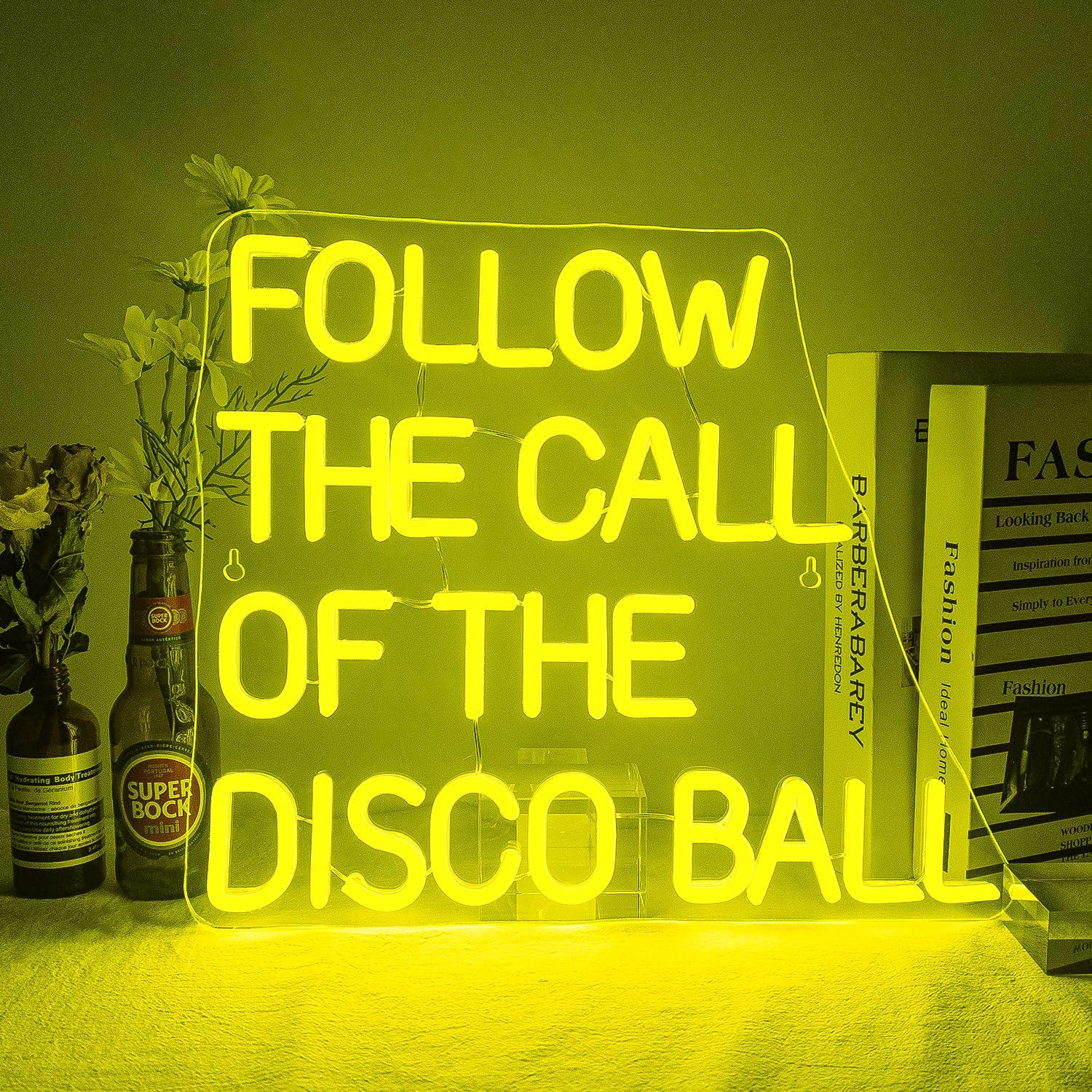 Lighting Decoration In Bedroom - Follow The Call Of The Disco