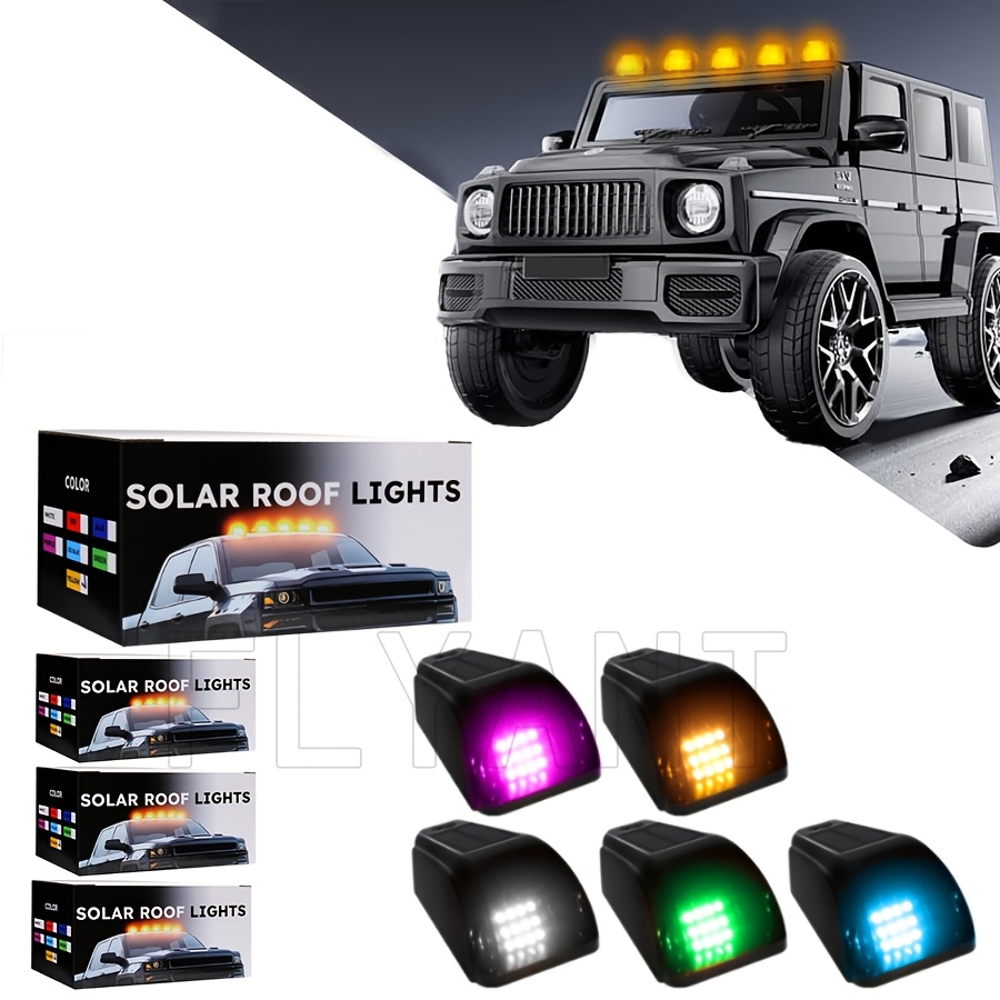 Led Lighting Decor - Portable Solar LED Smoke Roof Marker