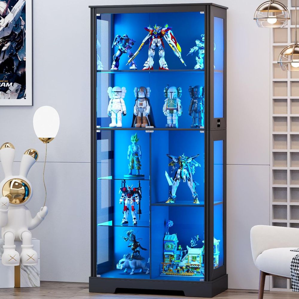 Lighting & Home Decor Studio Photos - 5-Tier 71 Display Cabinet with 3-Color