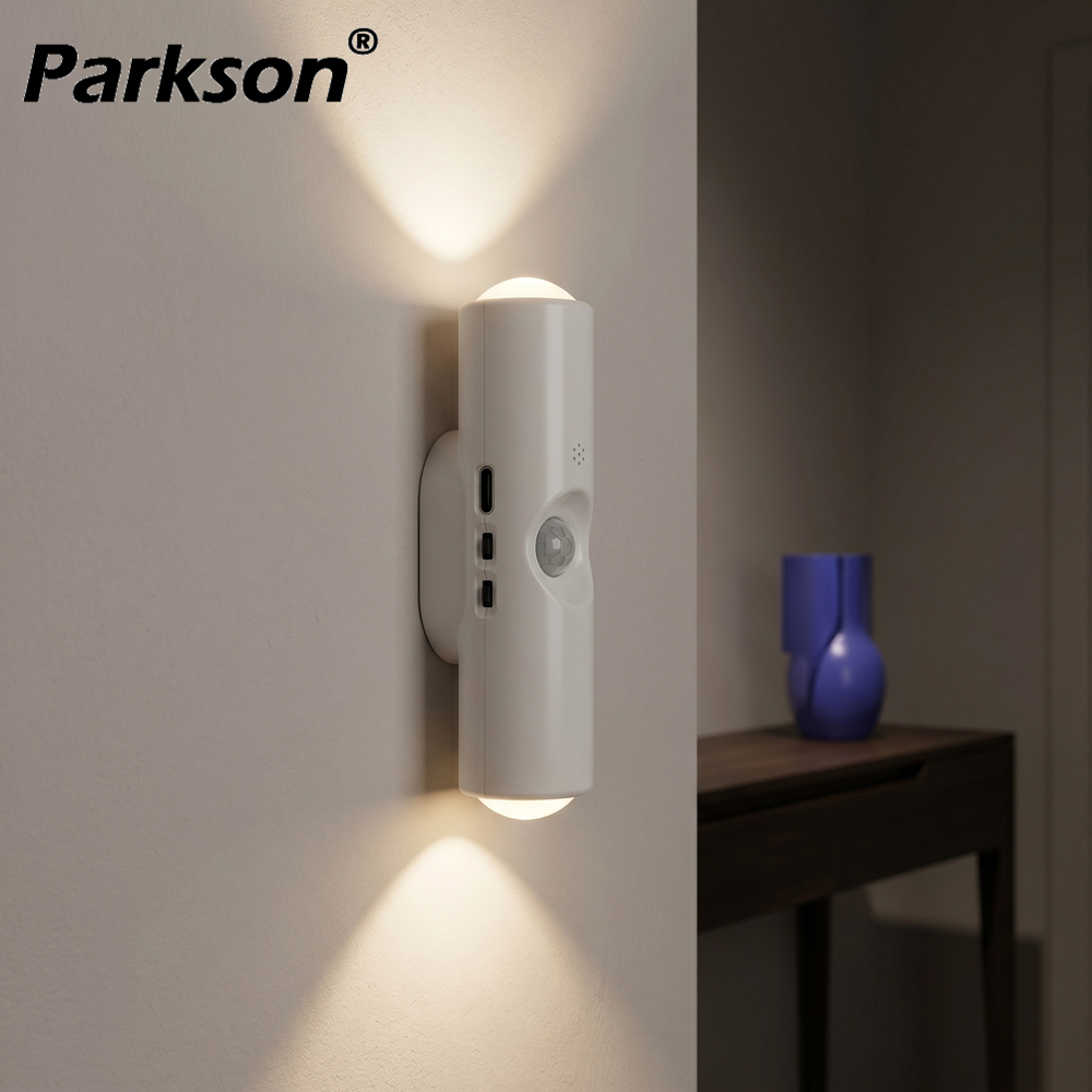 Lighting Metal Wall Decor - RGB Gradient LED Night Light Motion