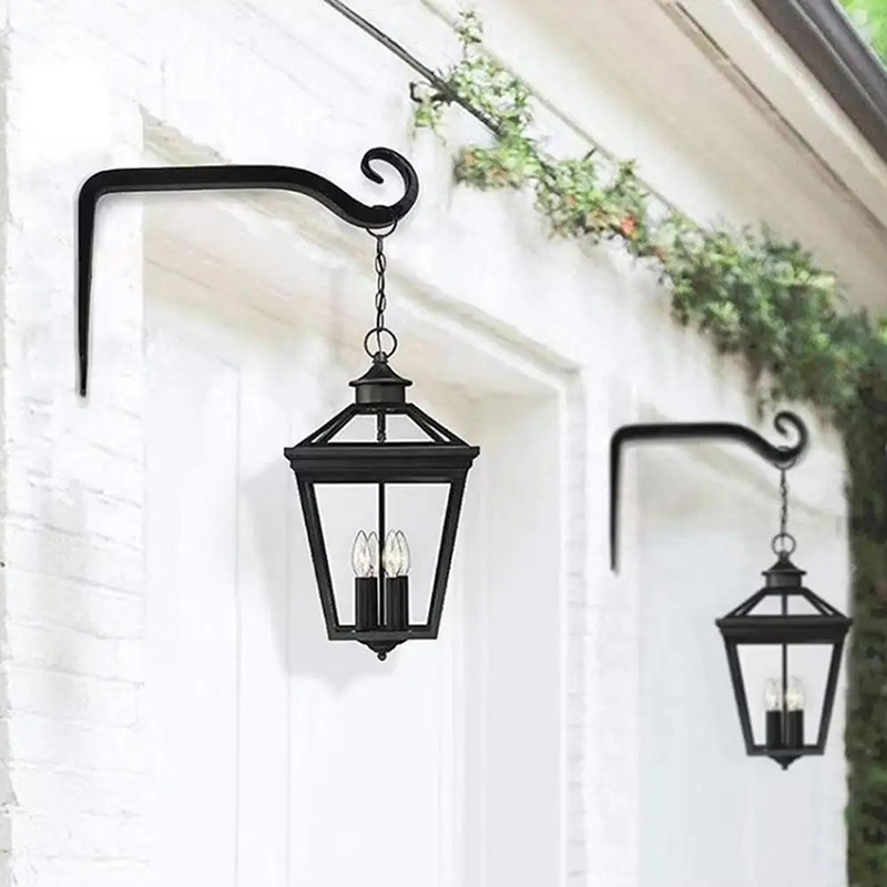 Lighting Metal Wall Decor - Wall Hanging Basket Iron Flower Pot
