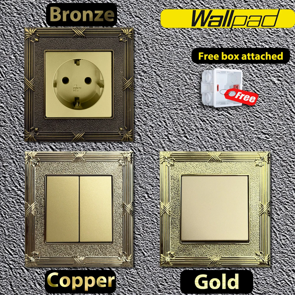 Lighting Metal Wall Decor - WALLPAD Decorative Metal Wall Light Switch