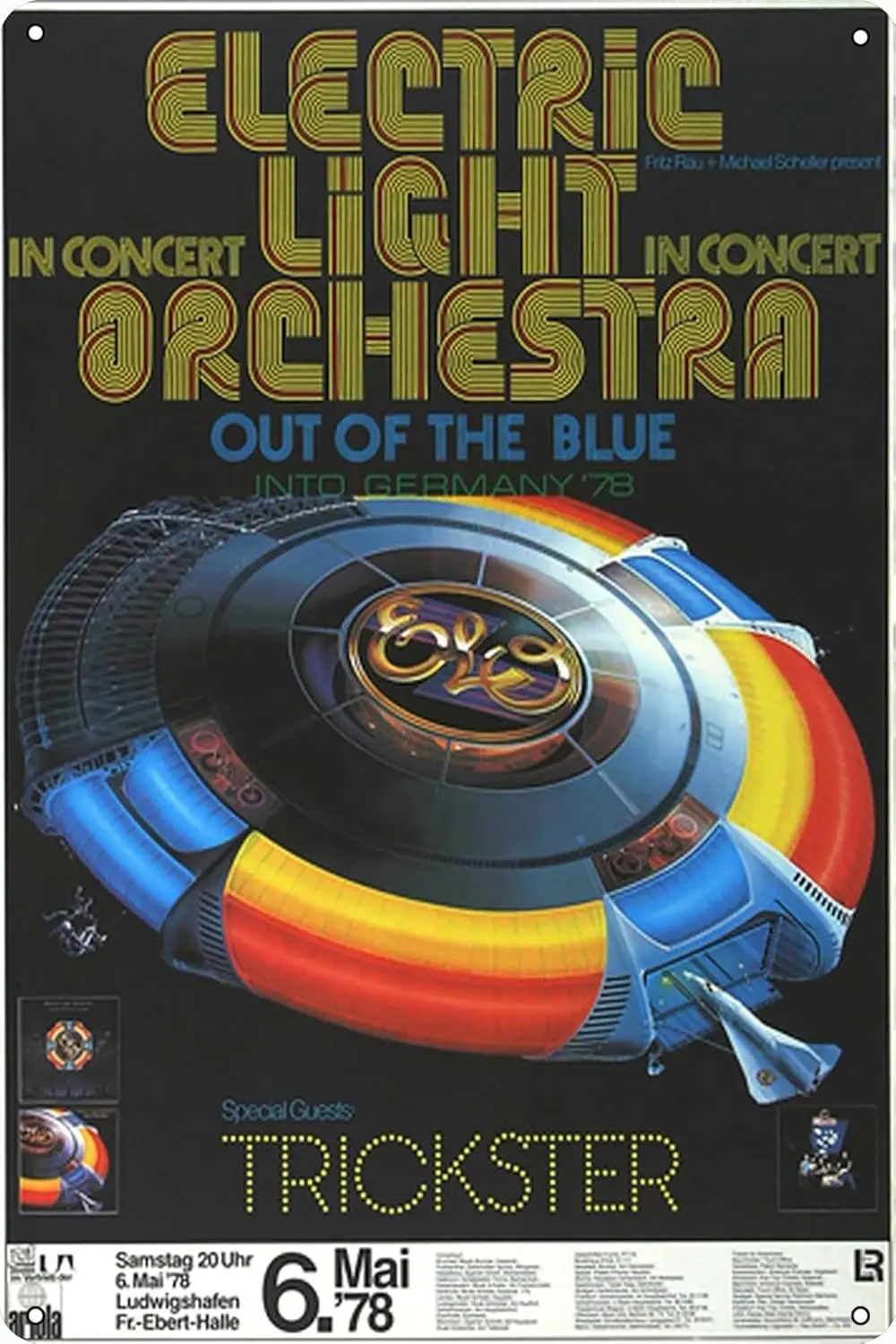 Lighting Metal Wall Decor - ELO Electric Light Orchestra - Out