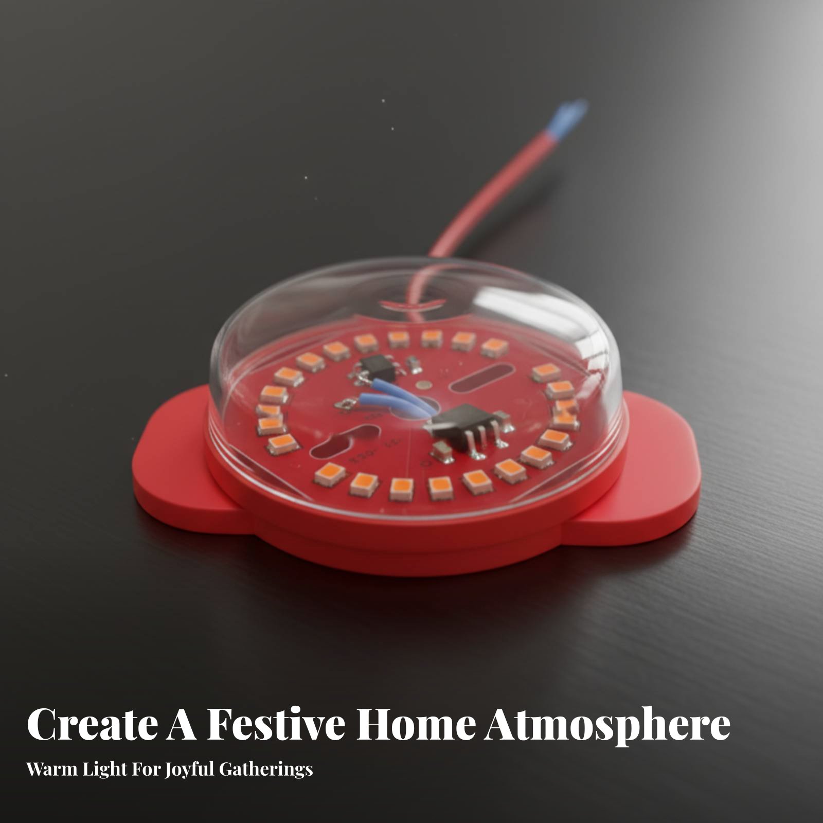 Lighting Decoration Outdoor - Plush Lantern Accessory, Rotating Colorful Light,