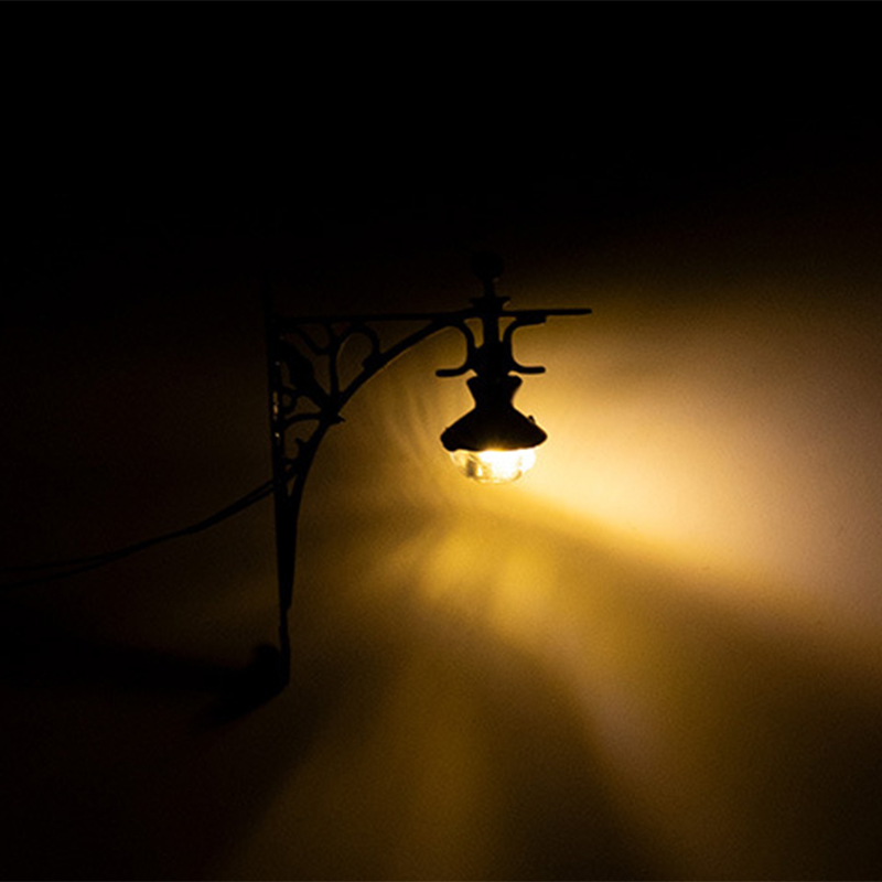 Lighting Metal Wall Decor - Microlandscape Decoration Lamp Building Sand Table