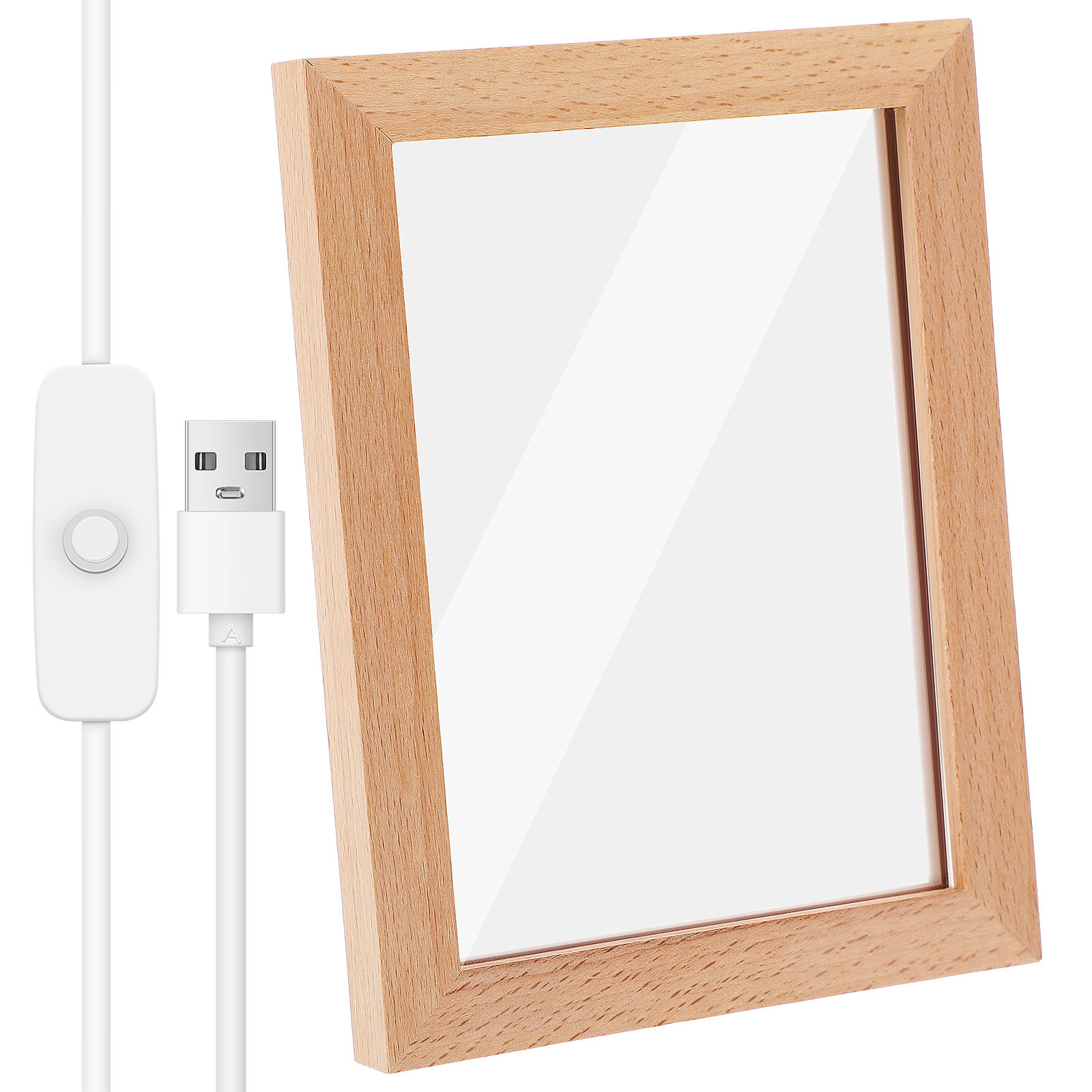 Lighting Room Decor Photo - LED Photo Frame Wood Light Up