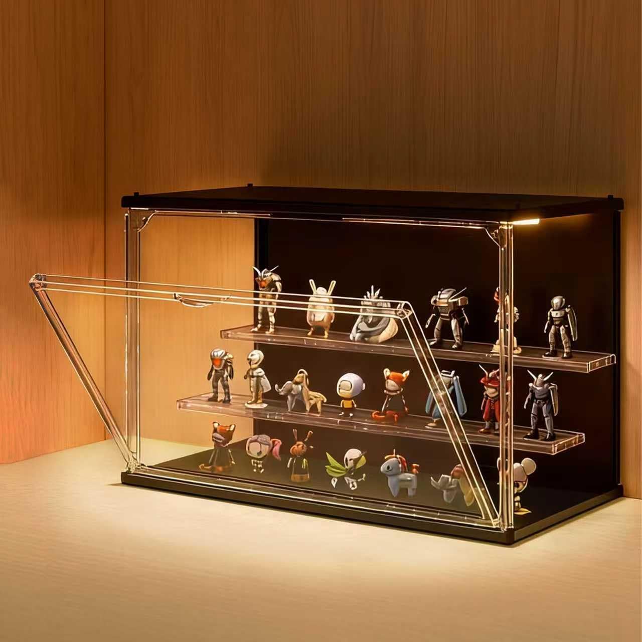 Lighting & Home Decor Studio Photos - 3-Tier Stackable LED Display Case for