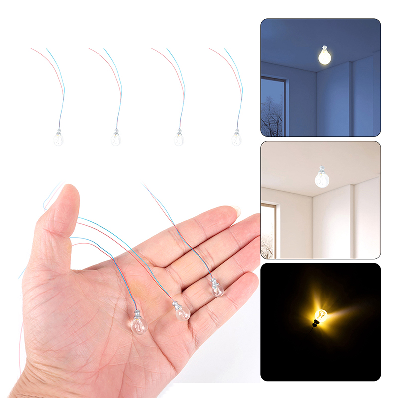Lighting Metal Wall Decor - Mini Dollhouse Decoration Lighting, Warm White