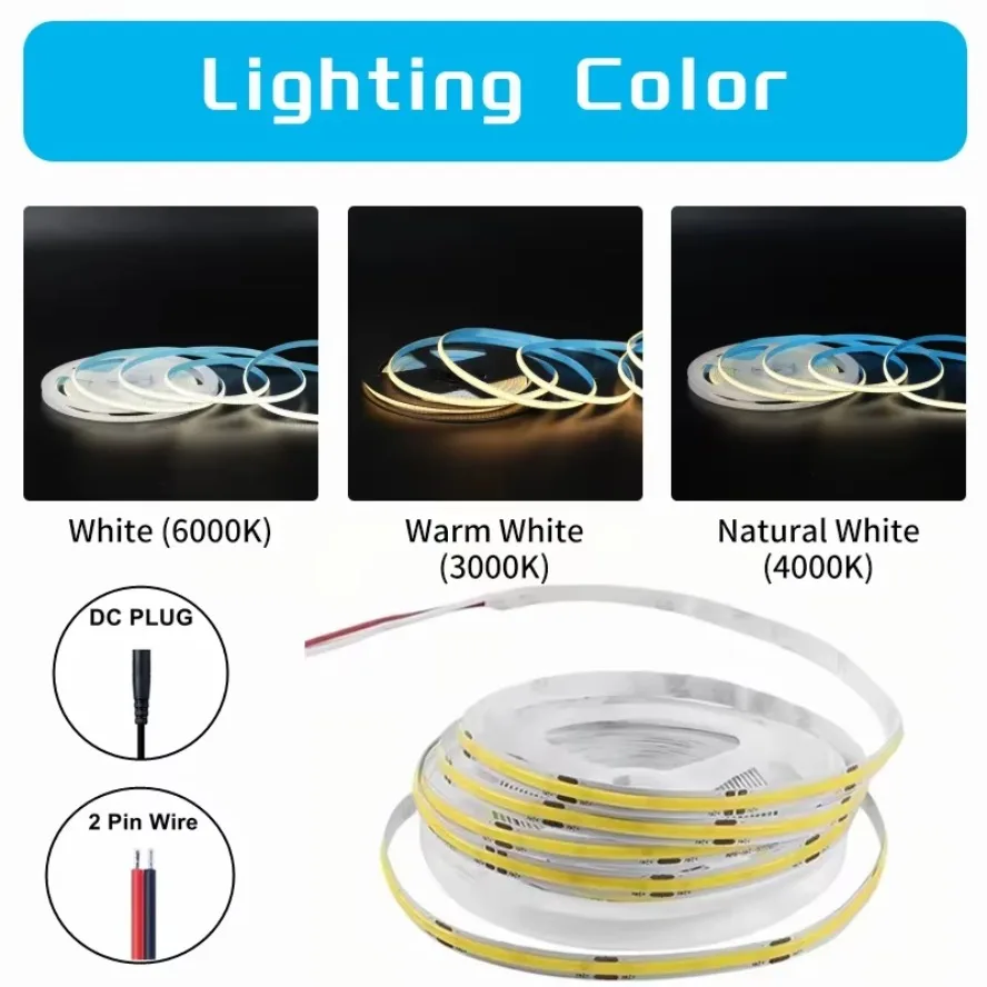 480 400 320 LEDs/m 12V 24V 5m  - Lighting Decor And More 리뷰 및 가격