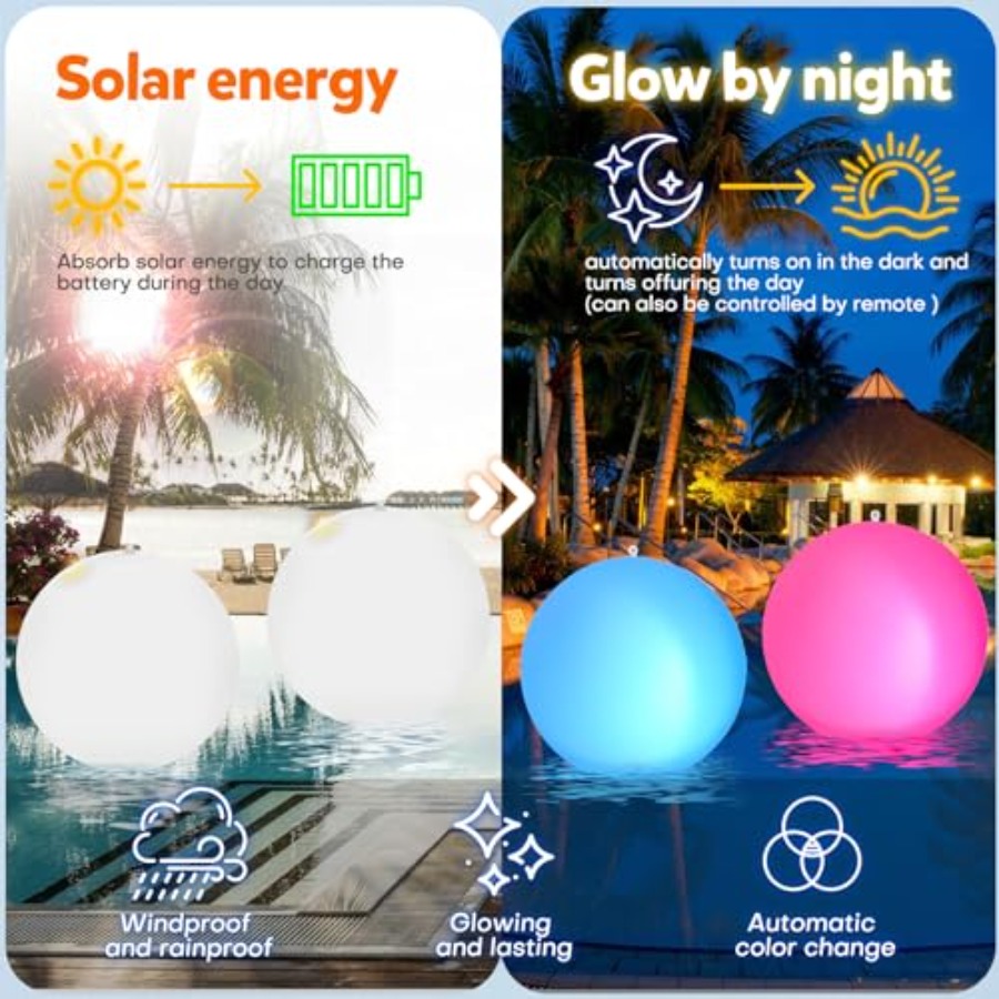Solar Floating Ball Pool Light - Decor Lighting Pack 리뷰 및 가격