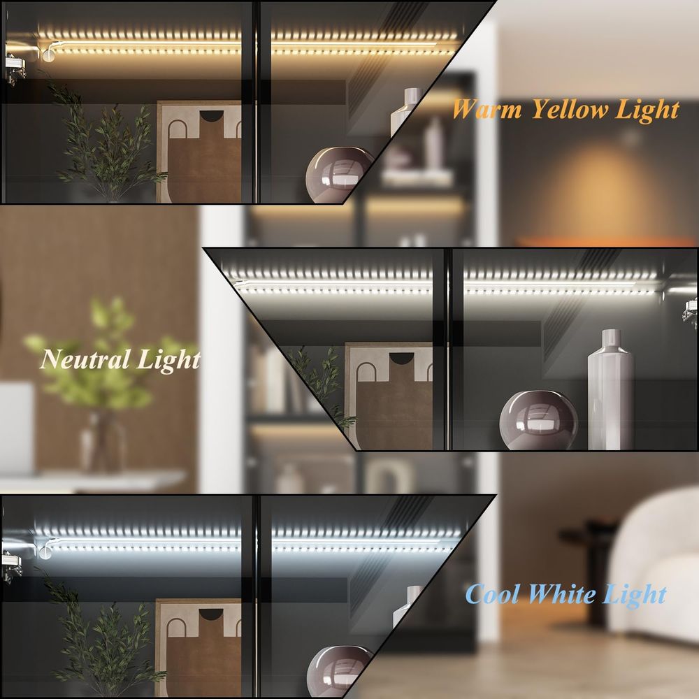 Tall Glass Door LED Lighted Di - Lighting & Home Decor Studio Photos 리뷰 및 가격
