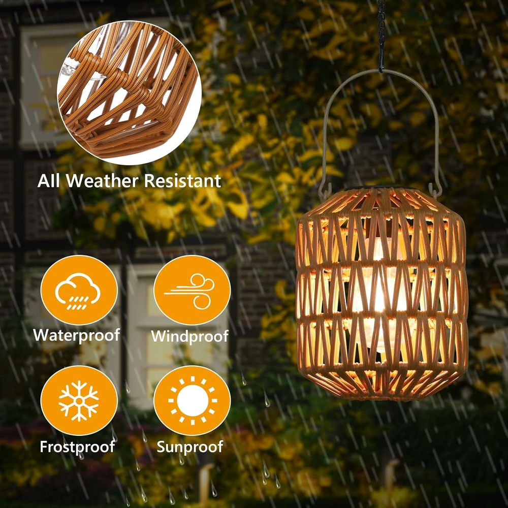 2 Pack r Lanterns Outdoor Wate - Decor Lighting Pack 리뷰 및 가격