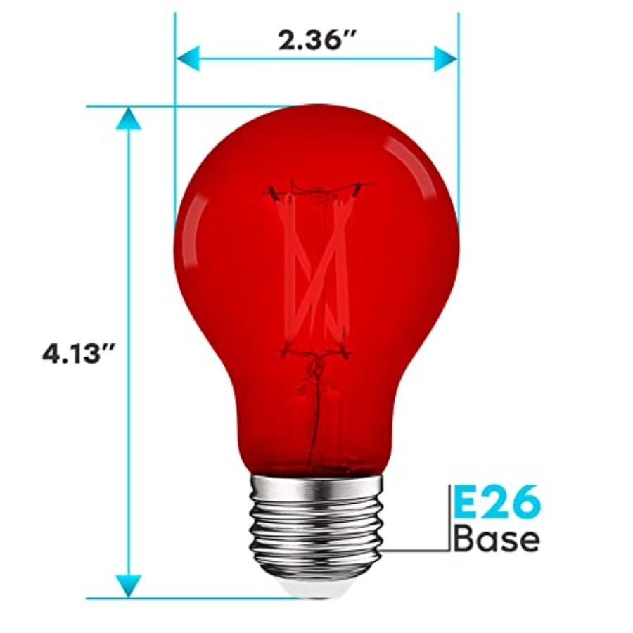 A19 Edison LED Light Bulbs, 4. - Lighting Decoration Outdoor 리뷰 및 가격