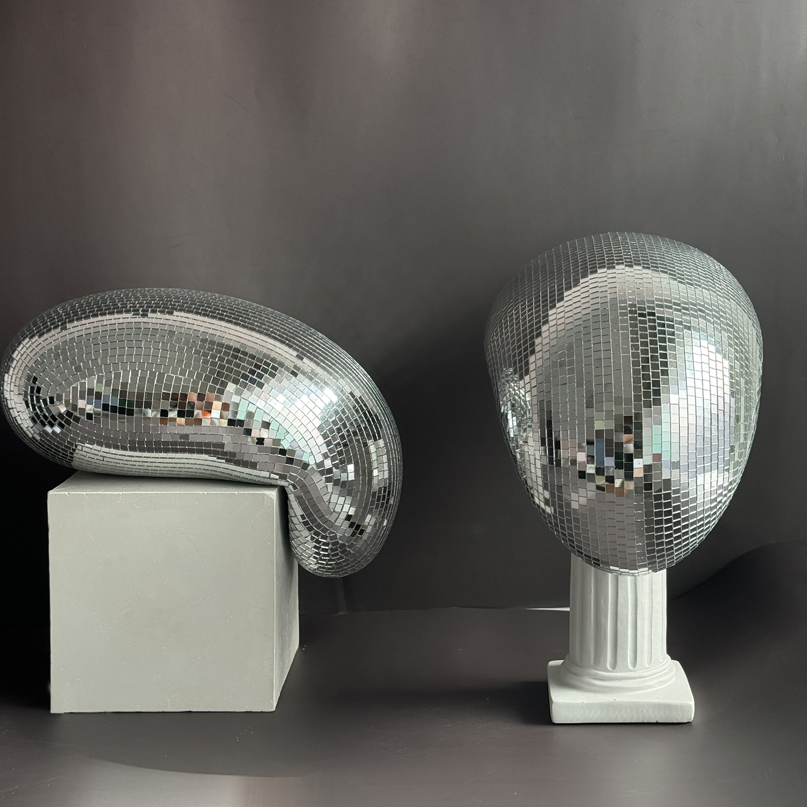 28cm Melted Disco Ball Mirror  - Disco Ball Mirror 리뷰 및 가격