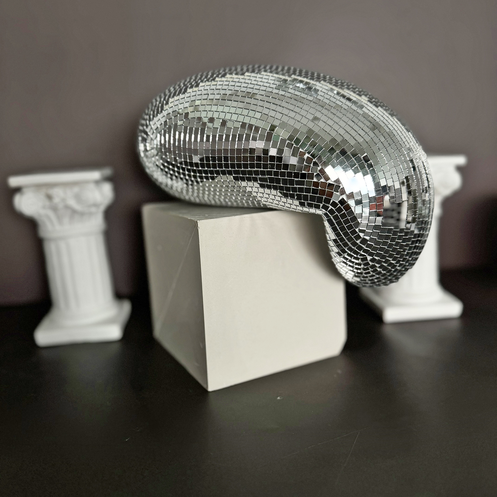 28cm Melted Disco Ball Mirror  - Disco Ball Mirror 리뷰 및 가격
