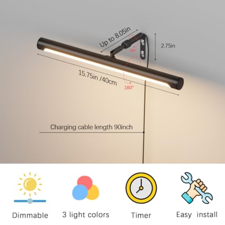 Picture Lights for Paintings P - Lighting Gallery 리뷰 및 가격