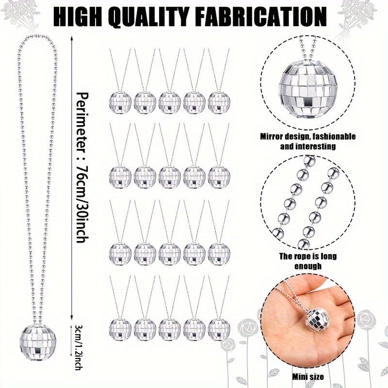 5pcs 3cm Mini Mirror Disco Bal - Disco Ball Mirror 리뷰 및 가격