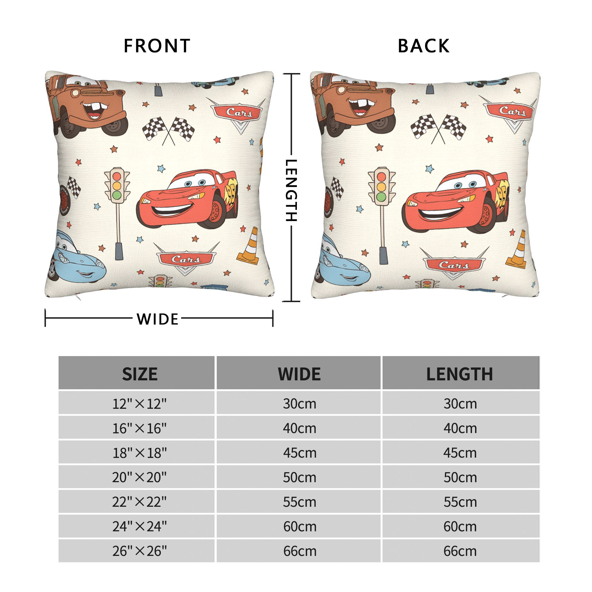 Pillow Cover Cars L-Lightning  - Lighting Mcqueen Decor 리뷰 및 가격