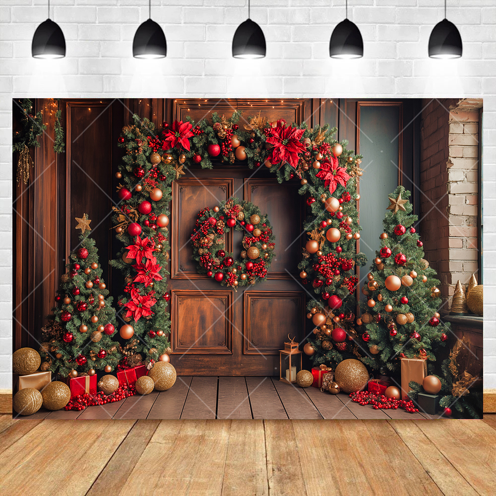 Christmas Interior Arch Window - Lighting Room Decor Photo 리뷰 및 가격