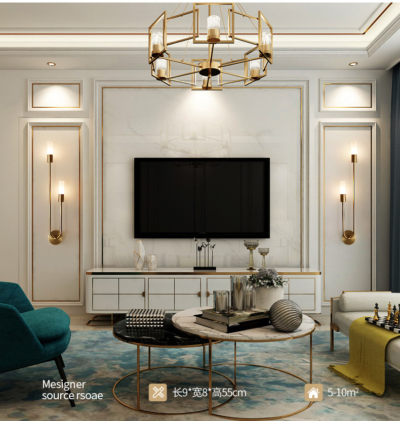 Retro Background Living Room A - Lighting Decoration In Bedroom 리뷰 및 가격