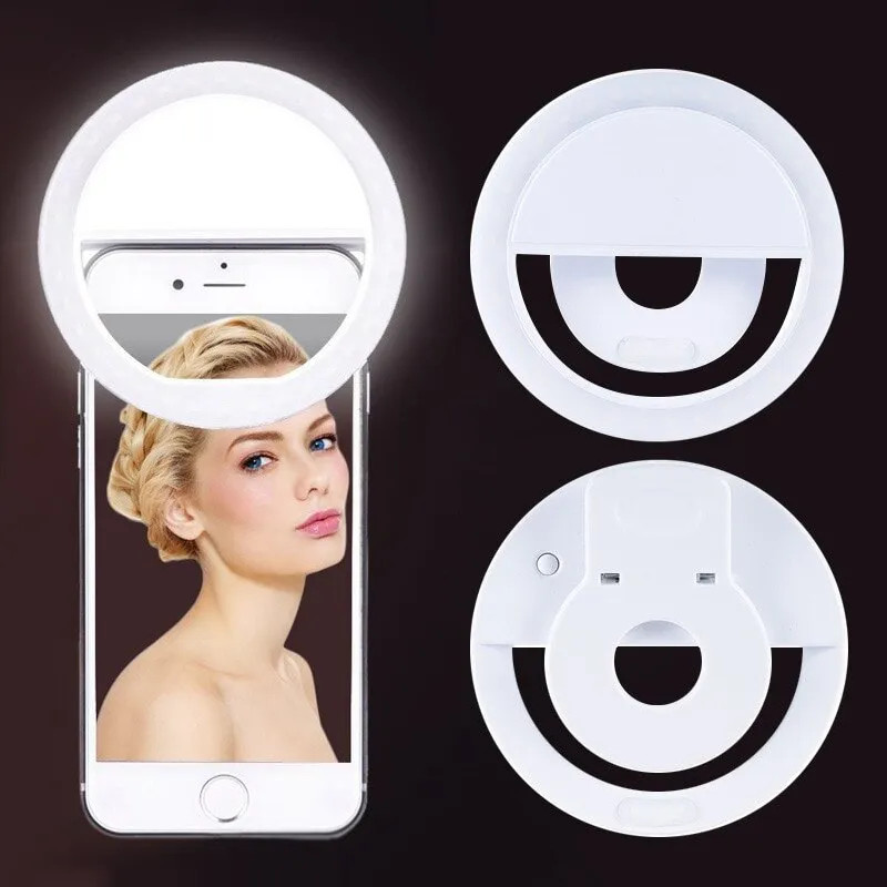 USB Rechargeable LED Selfie Ri - Lighting Gallery 리뷰 및 가격