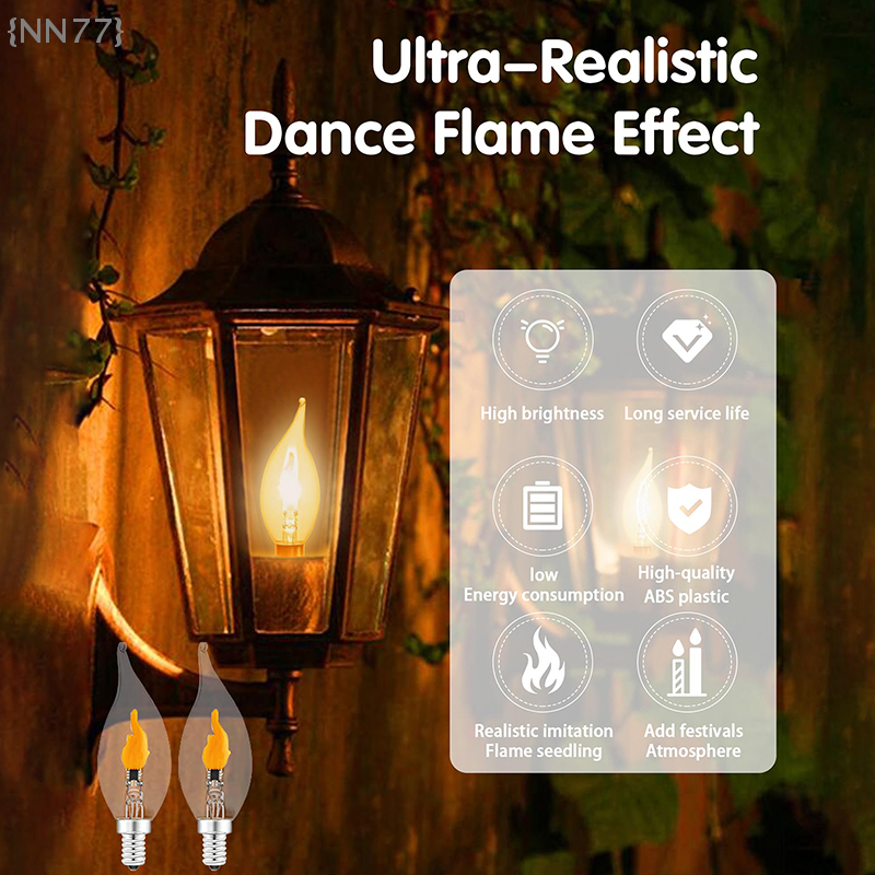 【Ja】Flickering Flame Light Bul - Lighting Decor And More 리뷰 및 가격