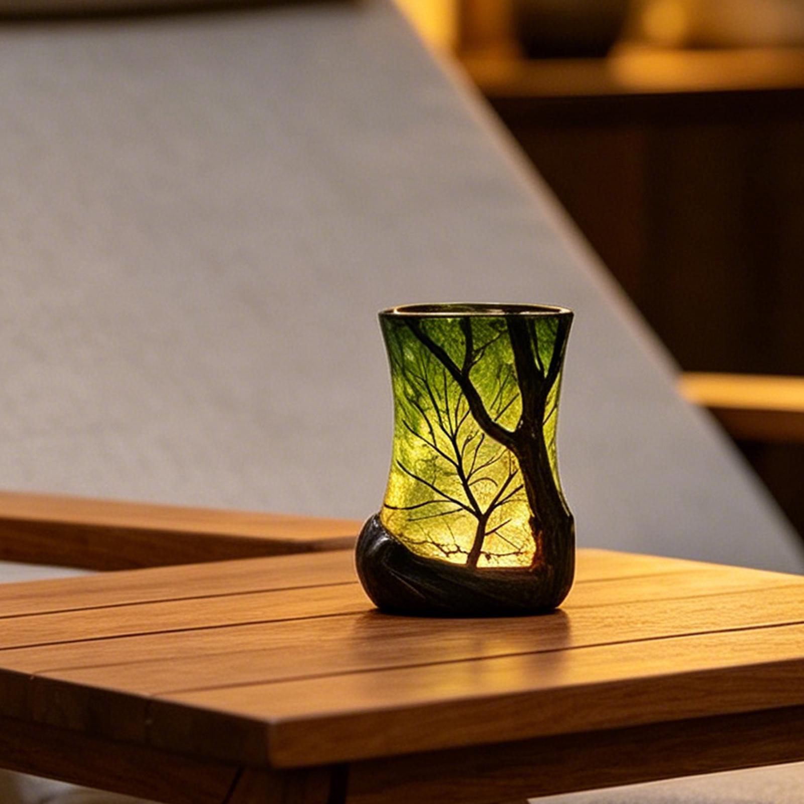 Bedside Table Lamp Forest Nigh - Lighting Decoration In Bedroom 리뷰 및 가격