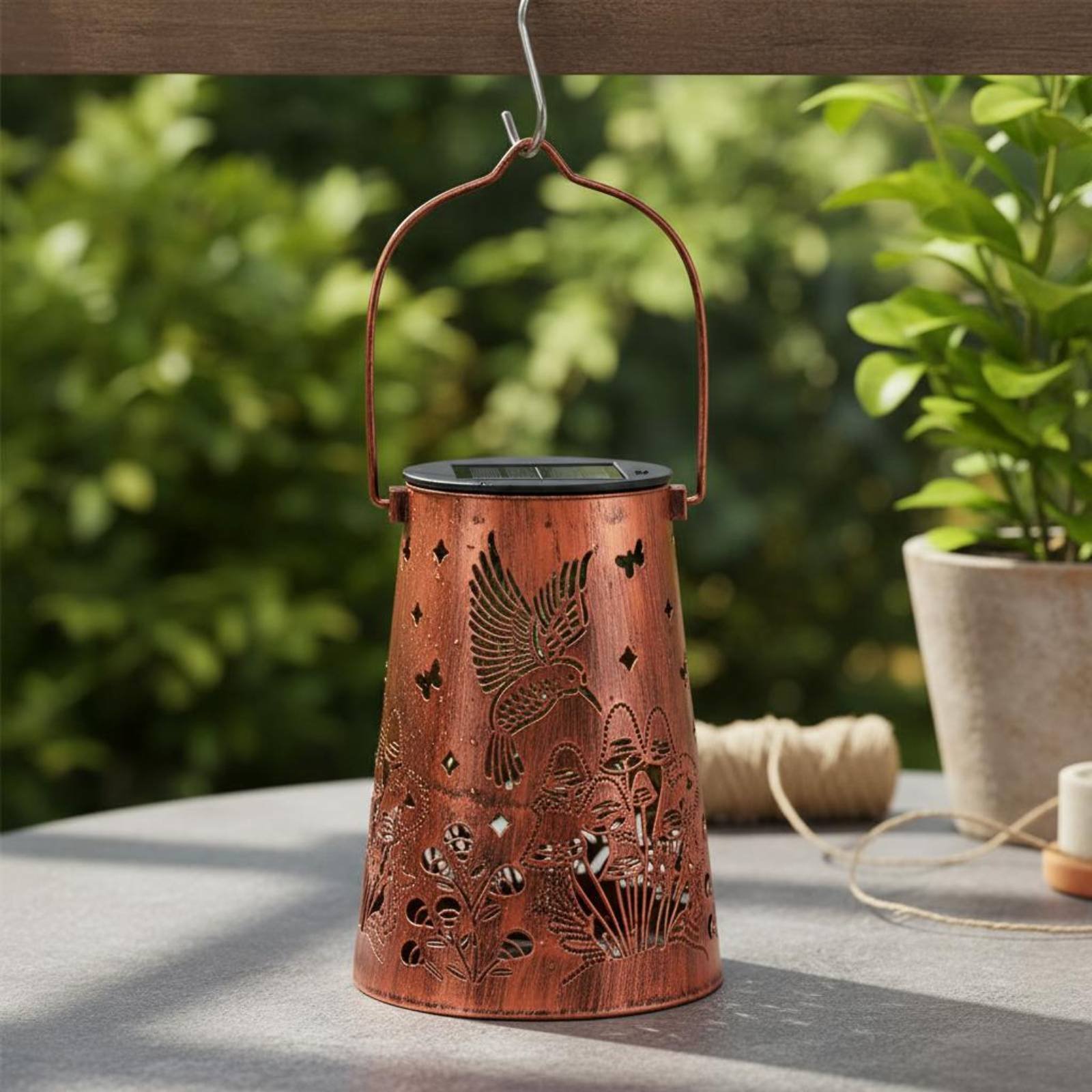 Floral Garden Lantern Pattern  - Lighting Decoration Outdoor 리뷰 및 가격