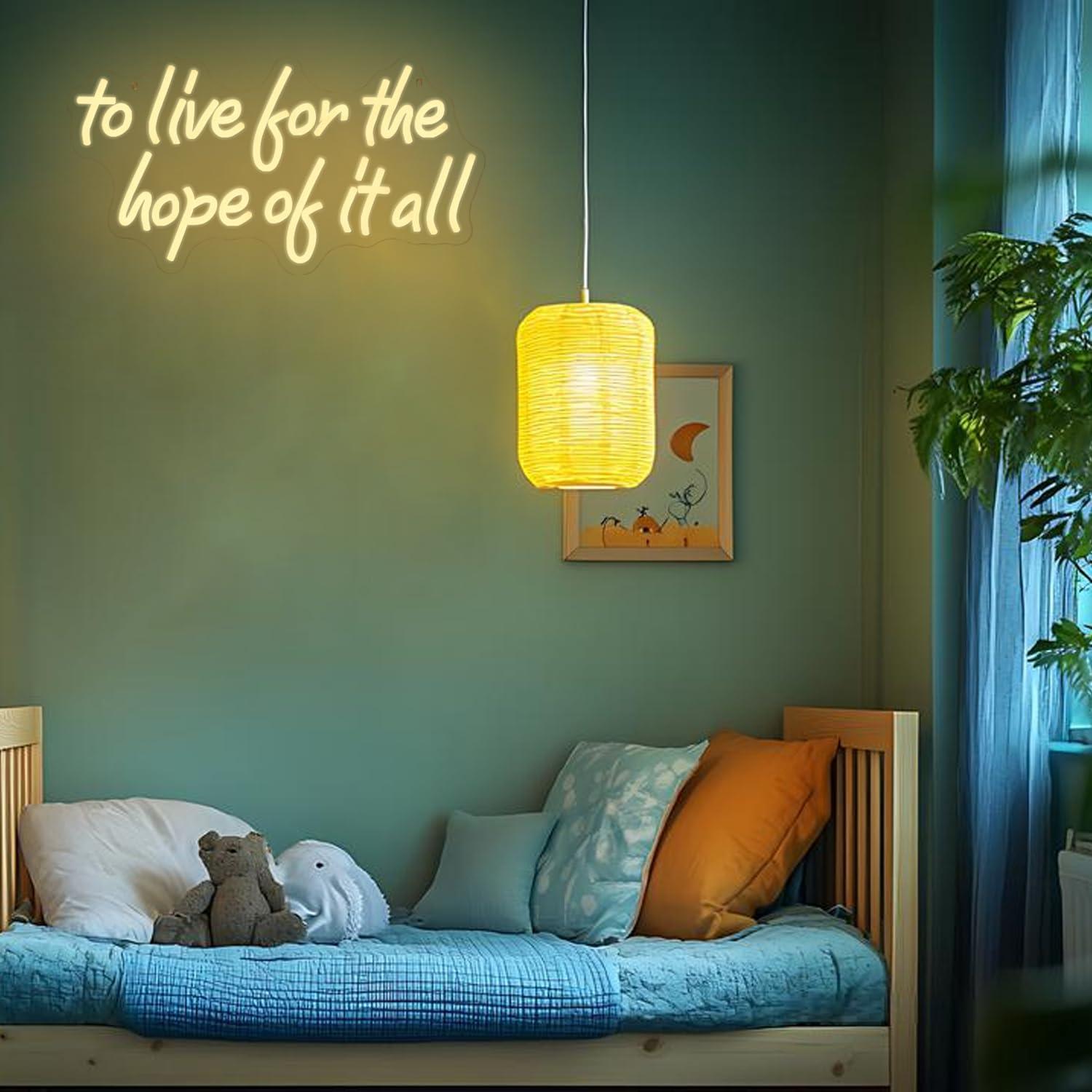 To Live For The Hope Of It All - Lighting Decoration In Bedroom 리뷰 및 가격