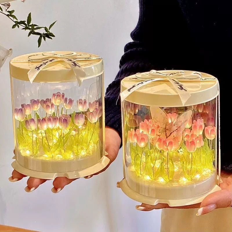 DIY Tulip Lamp Simulation Flow - Lighting Decoration In Bedroom 리뷰 및 가격