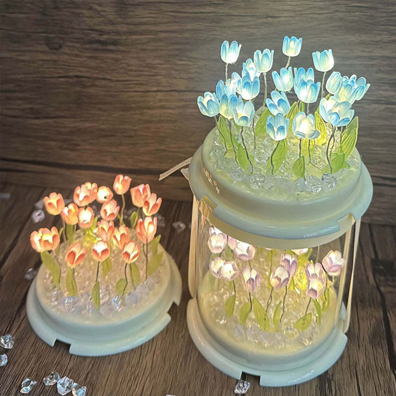 DIY Tulip Lamp Simulation Flow - Lighting Decoration In Bedroom 리뷰 및 가격