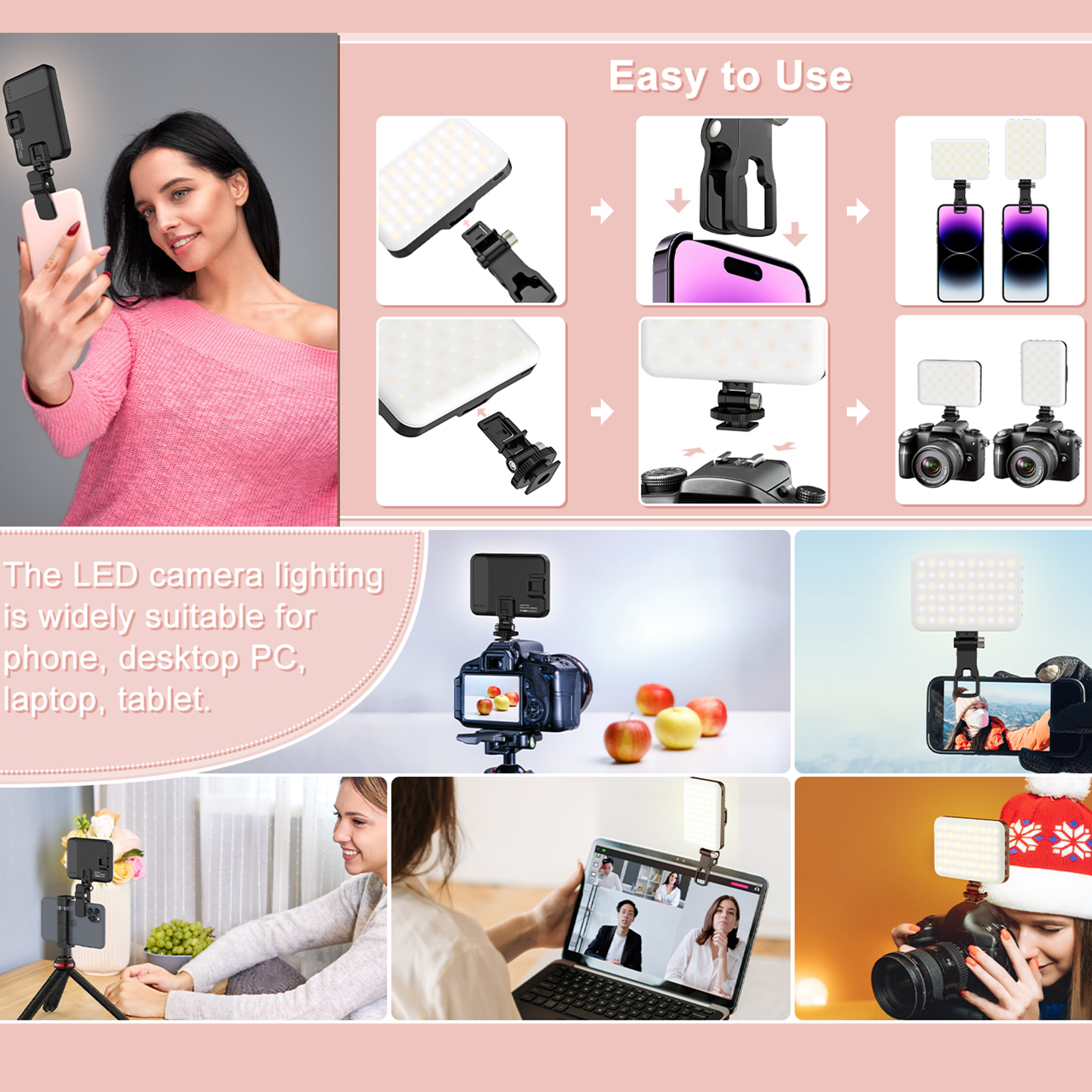 LED Selfie Light 60 High Power - Lighting Gallery 리뷰 및 가격