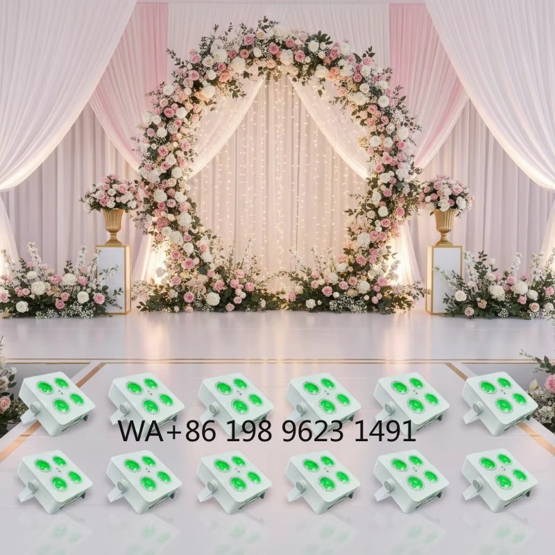 4X18W RGBWA+UV 6IN1 Mini Wirel - Lighting Decoration For Wedding 리뷰 및 가격