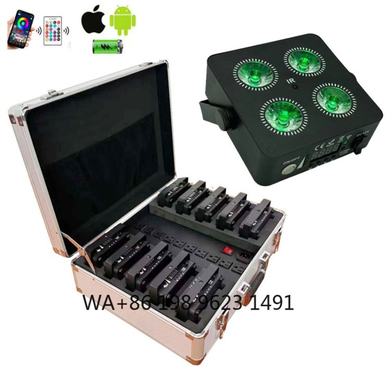 4X18W RGBWA+UV 6IN1 Mini Wirel - Lighting Decoration For Wedding 리뷰 및 가격