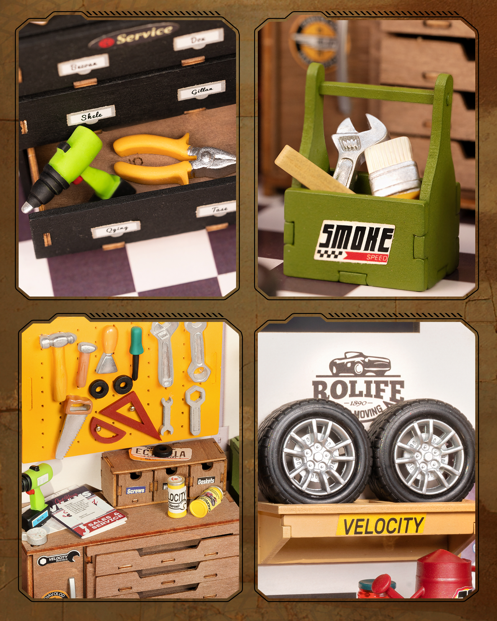 Robotime Rolife Mini Garage Wo - Garage Lighting Decor 리뷰 및 가격
