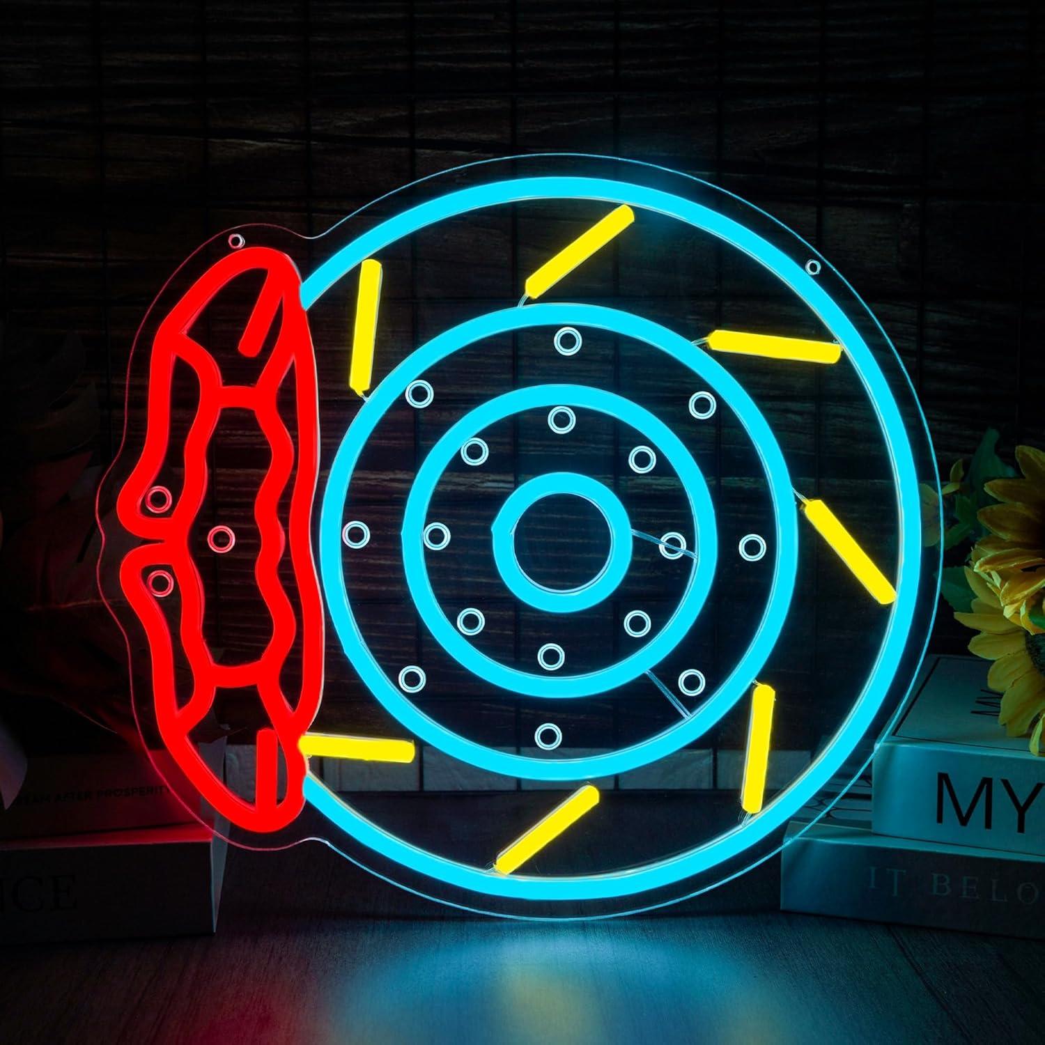 Brake Pads Neon Sign LED Garag - Garage Lighting Decor 리뷰 및 가격