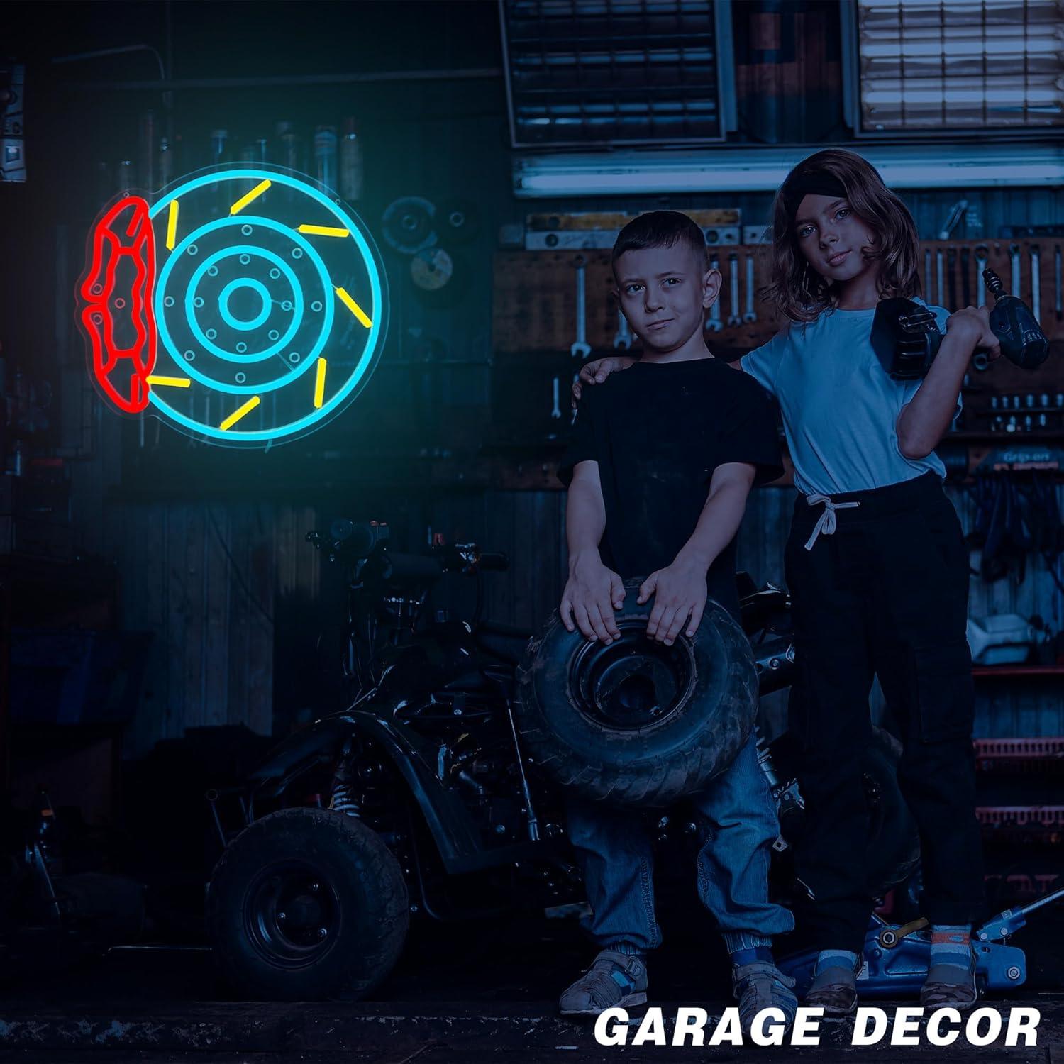 Brake Pads Neon Sign LED Garag - Garage Lighting Decor 리뷰 및 가격