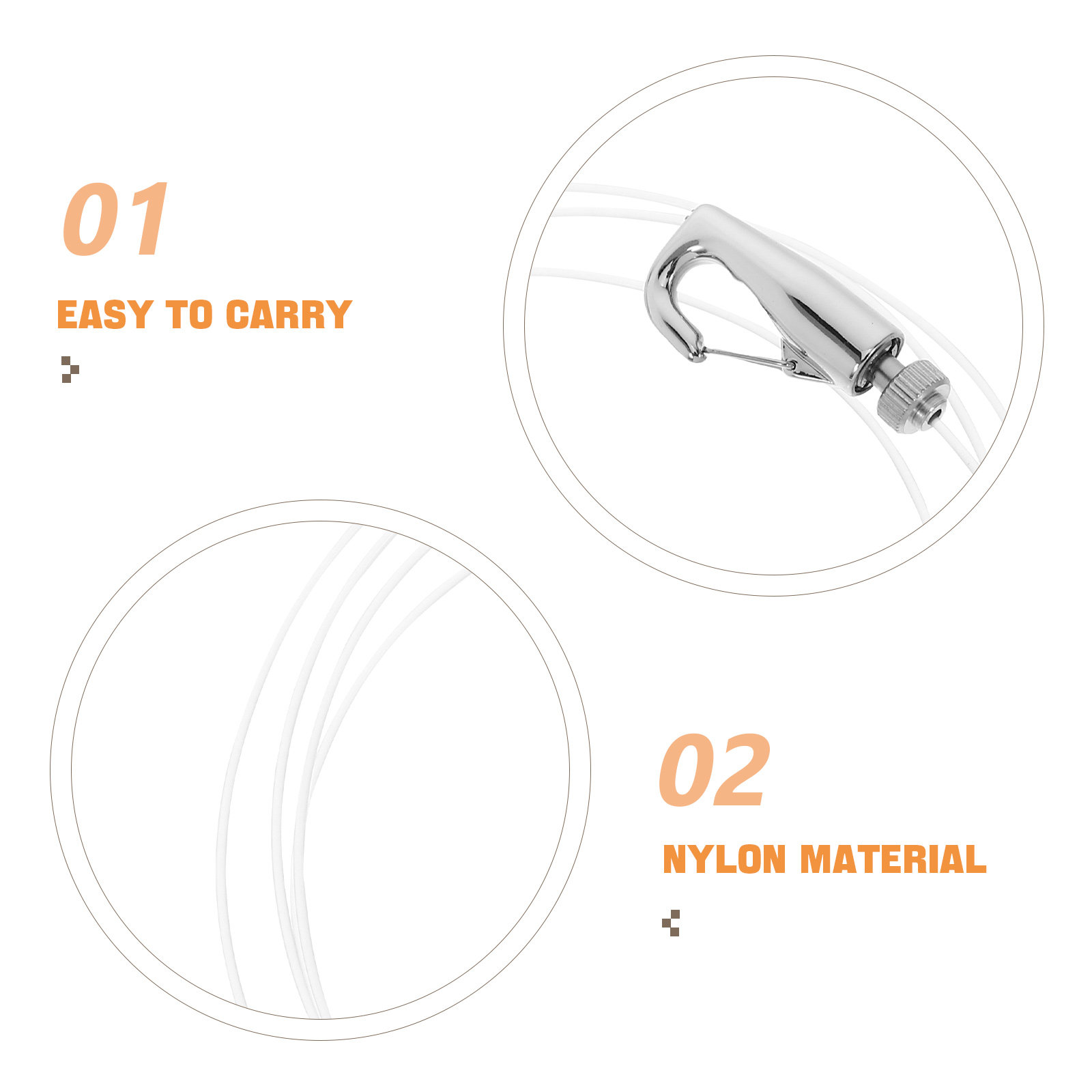 1Set Stainless Steel Nylon Pic - Lighting Gallery 리뷰 및 가격