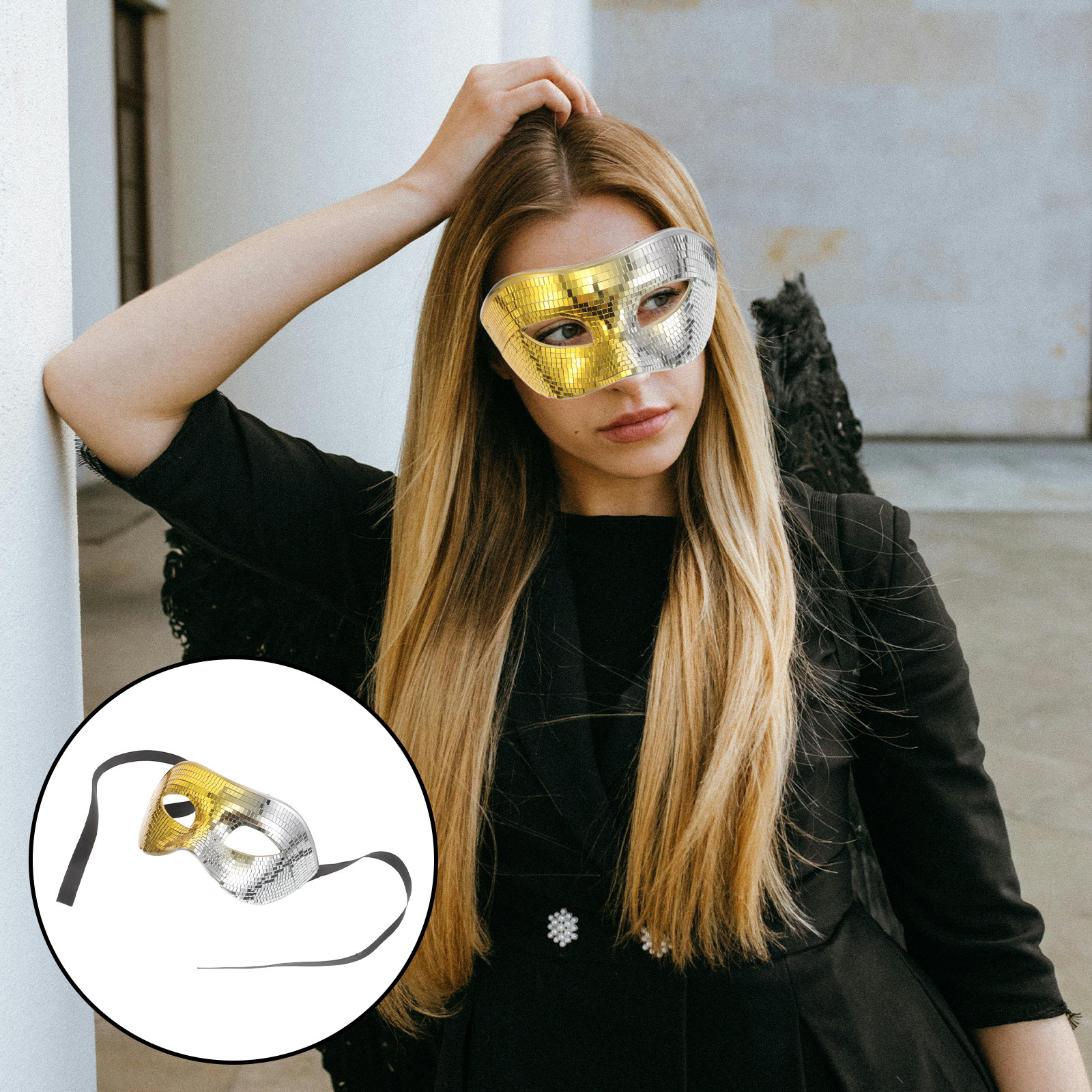 Disco Ball Glitter Mask Mirror - Disco Ball Mirror 리뷰 및 가격