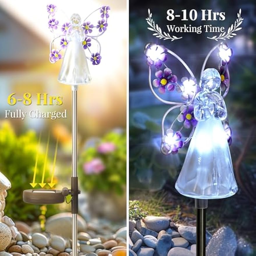 Solar Angel Garden Stake Light - Decor Lighting Pack 리뷰 및 가격