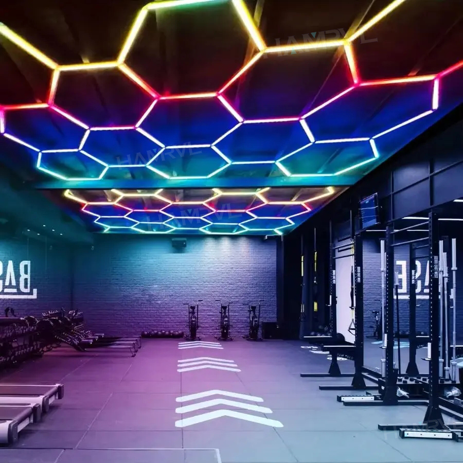 Hexagonal LED Ceiling Light wi - Garage Lighting Decor 리뷰 및 가격