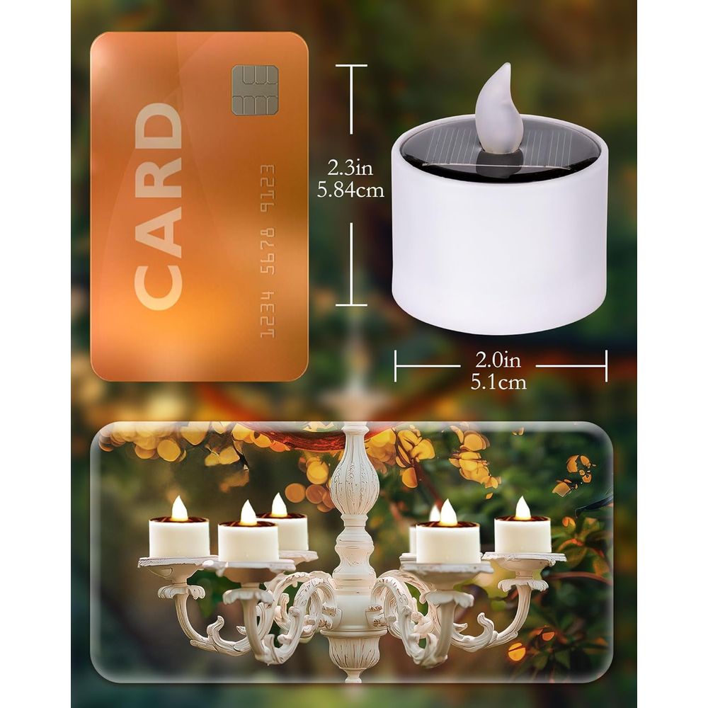 Outdoor Waterproof LED Tea Lig - Decor Lighting Pack 리뷰 및 가격