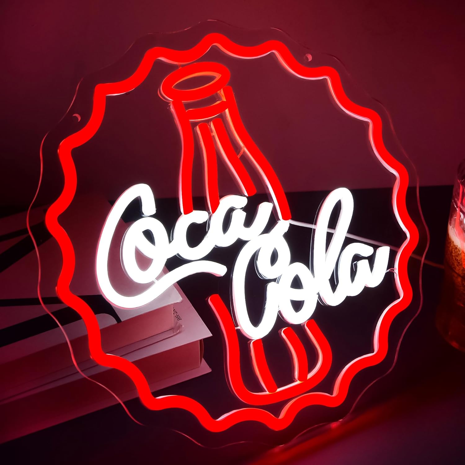 Cola Neon Sign Art Wall Light  - Lighting Decoration In Bedroom 리뷰 및 가격