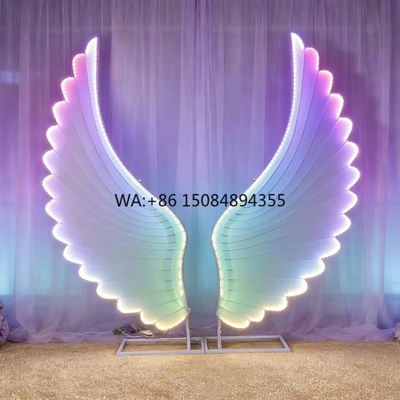 Glowing Angel Wings Light Prop - Lighting Decoration For Wedding 리뷰 및 가격