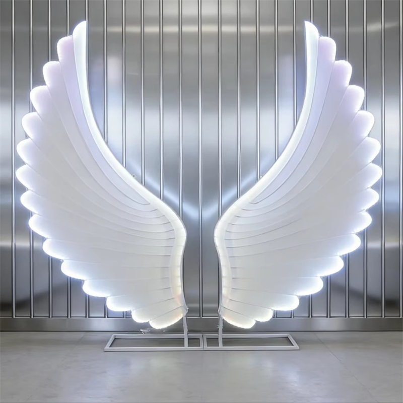 Glowing Angel Wings Light Prop - Lighting Decoration For Wedding 리뷰 및 가격