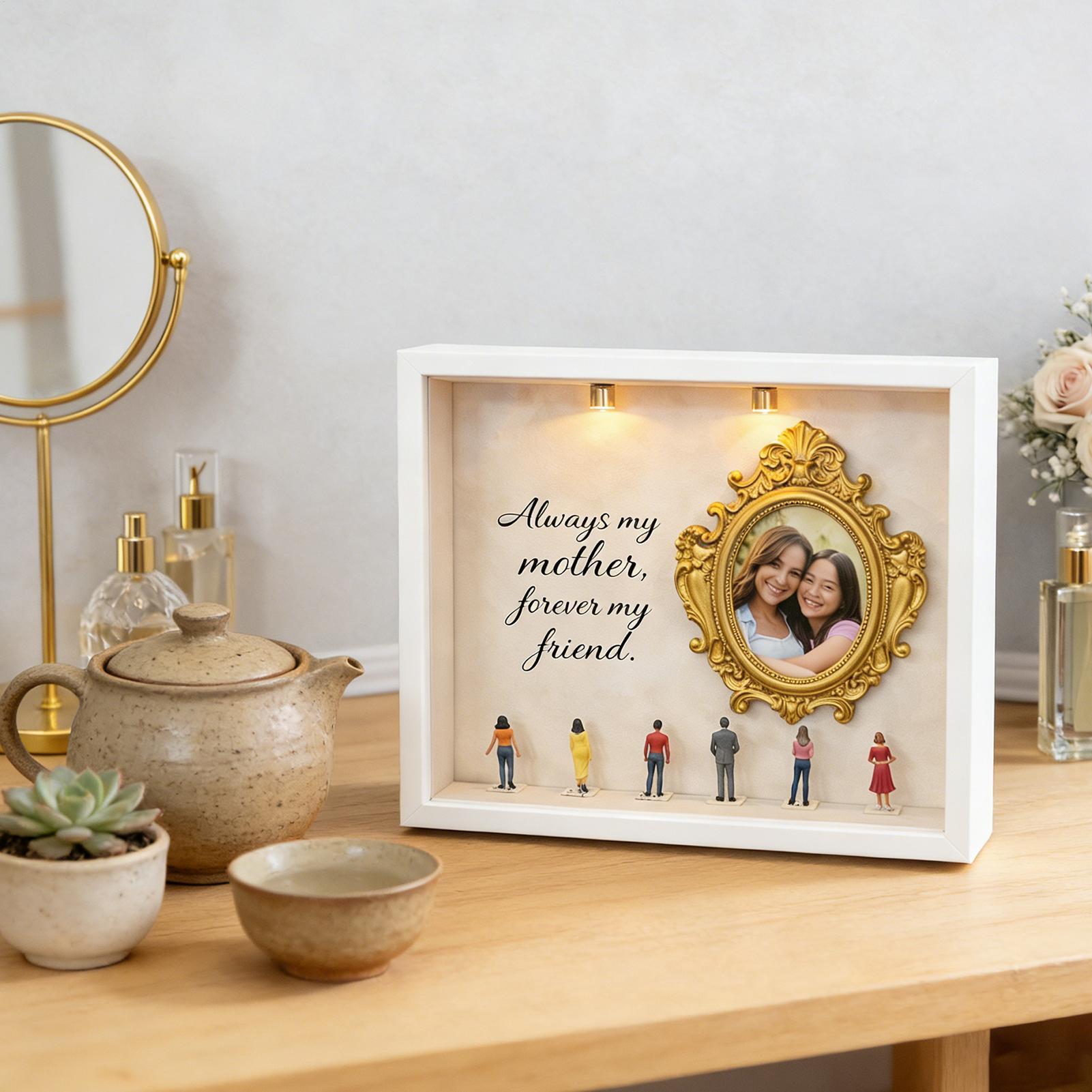 Kit With Lights Figurines Memo - Lighting Room Decor Photo 리뷰 및 가격