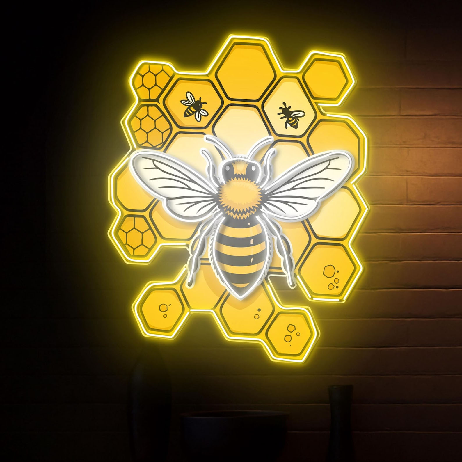 Bee Neon Sign,Garden LED Sign, - Neon Sign Custom Led 리뷰 및 가격