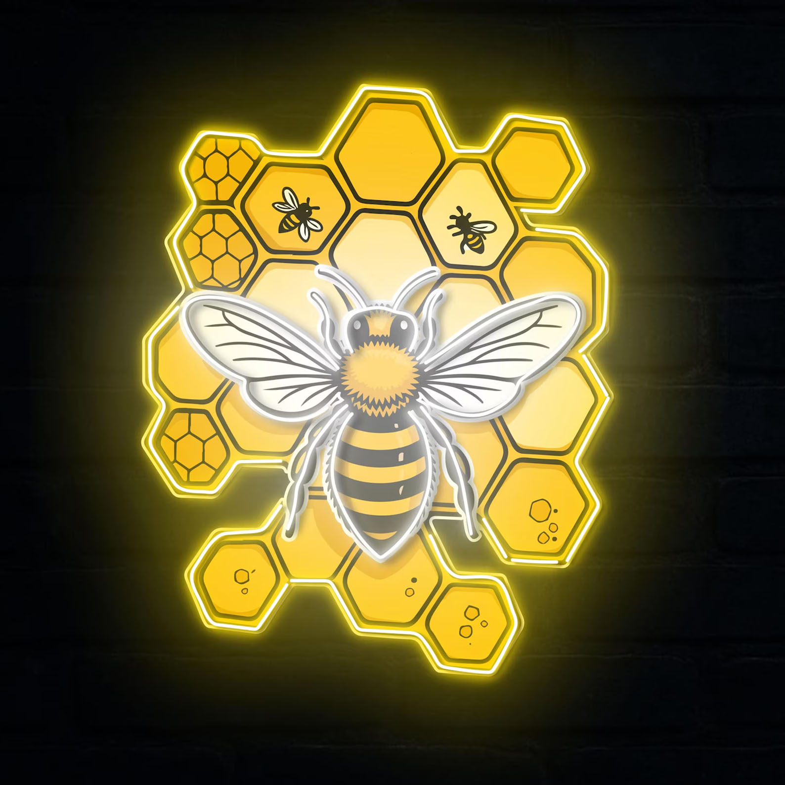 Bee Neon Sign,Garden LED Sign, - Neon Sign Custom Led 리뷰 및 가격