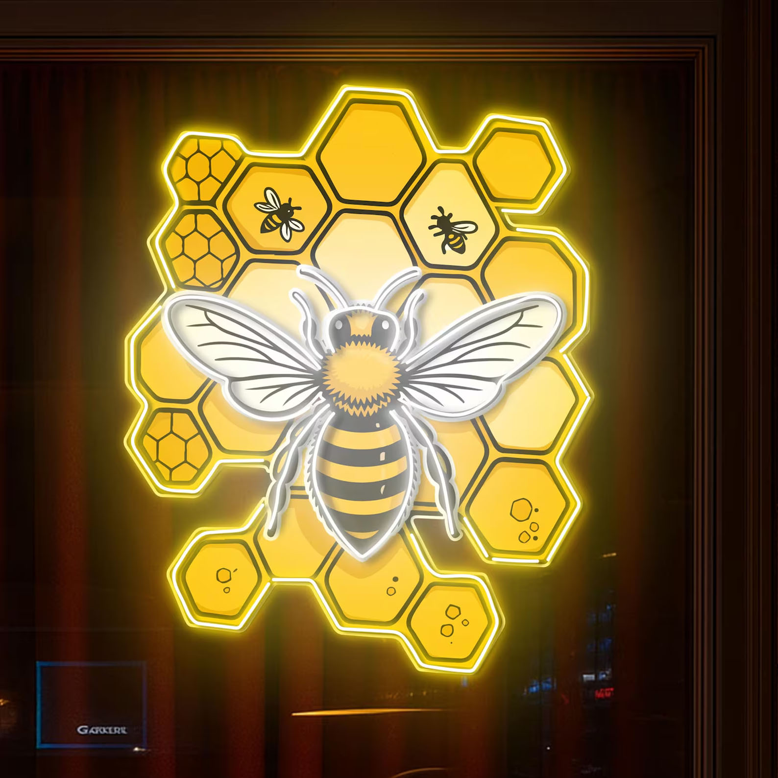 Bee Neon Sign,Garden LED Sign, - Neon Sign Custom Led 리뷰 및 가격